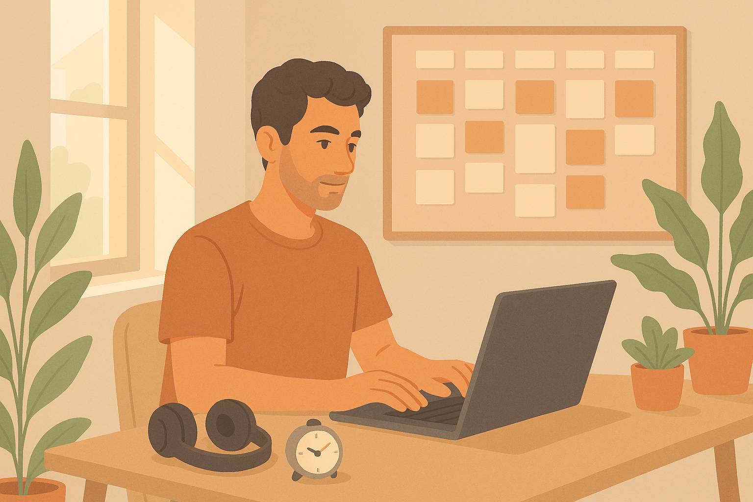 Estrategias de concentración para emprendedores que trabajan en casa