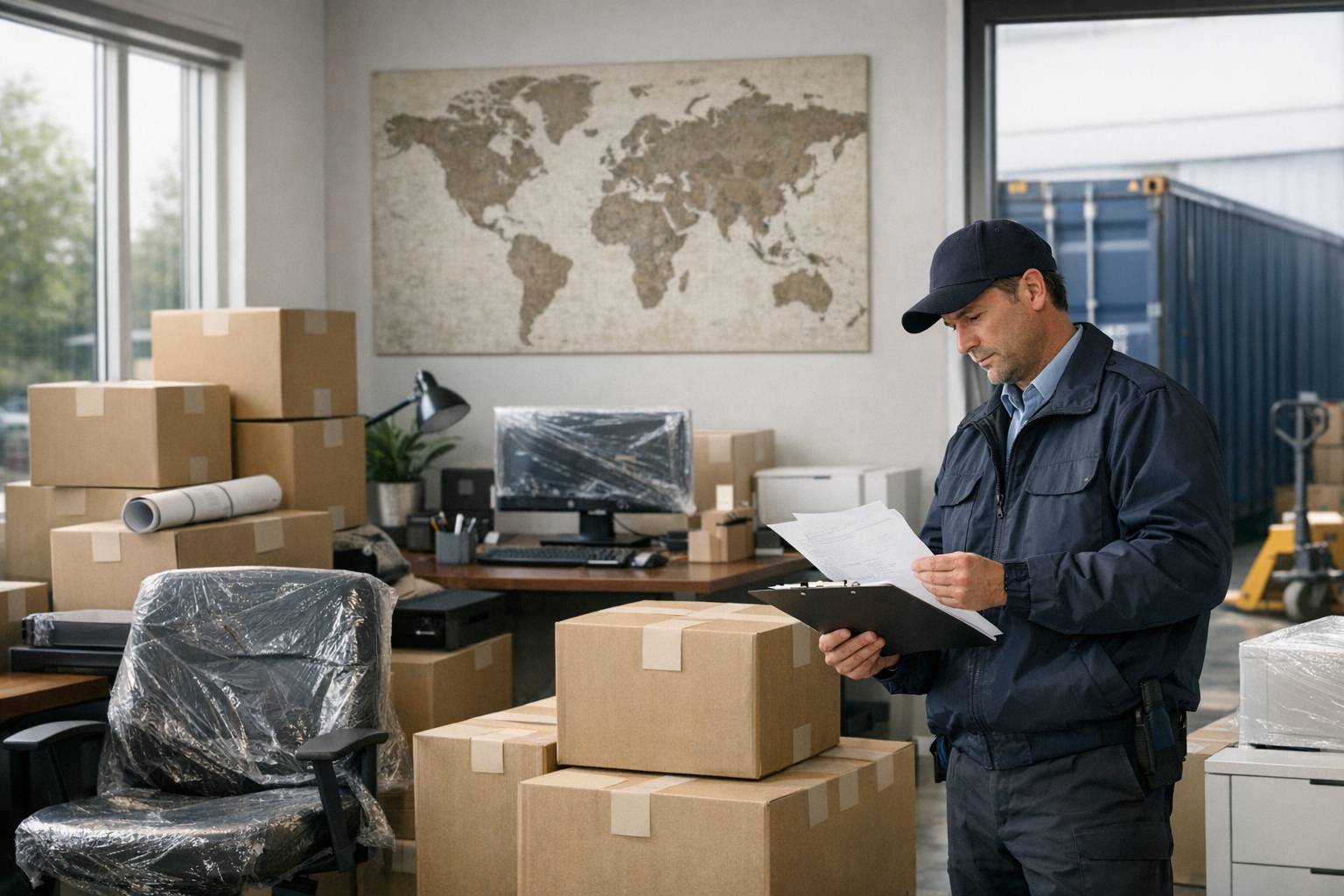 Traslado internacional de oficinas: documentación, aduanas y tiempos realistas para empresas españolas